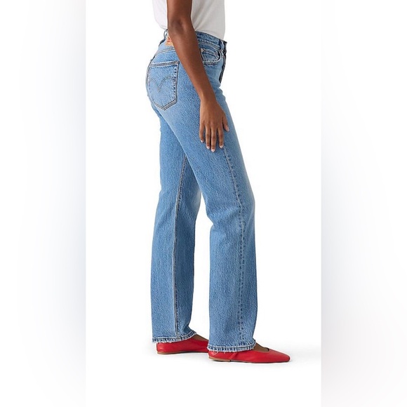 Levi’s 501 Curve High Rise straight Jeans in Lucid Dream Blue 24/30 - Picture 10 of 10